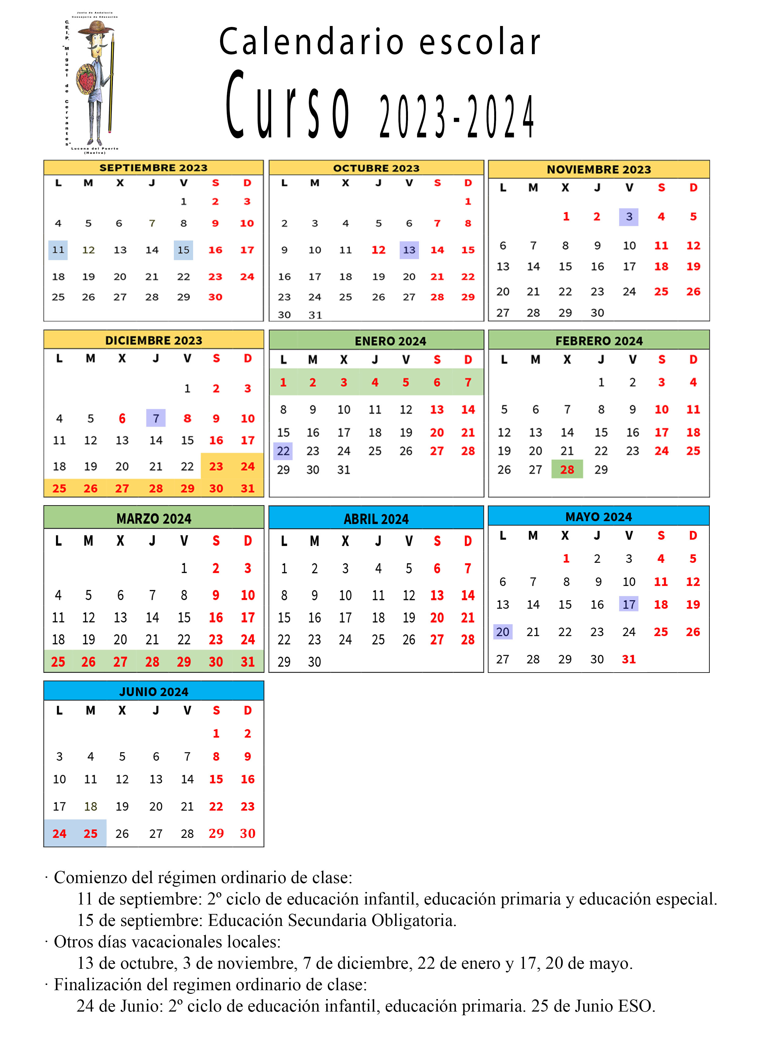 calendario escolar 2023 2024 web